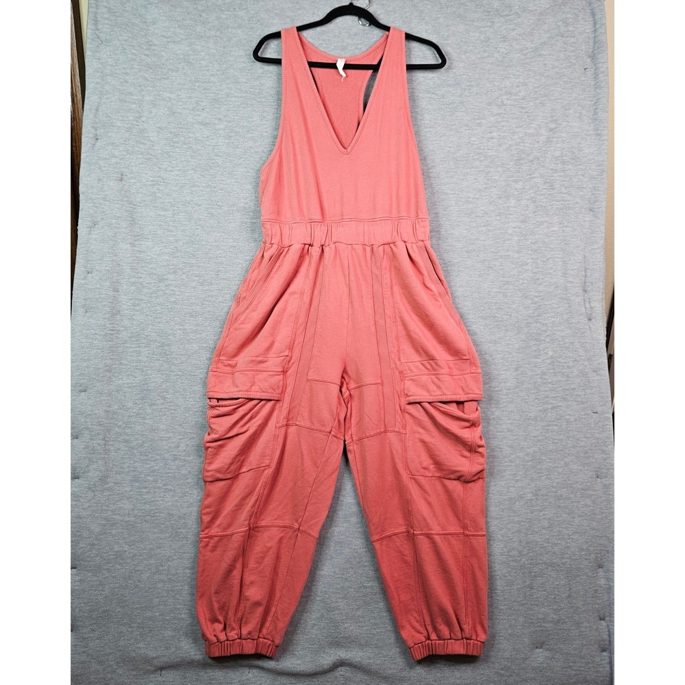 Daily Practice Anthropologie Cloud Rest Sleeveless V-neck Jumpsuit Women's Sz M